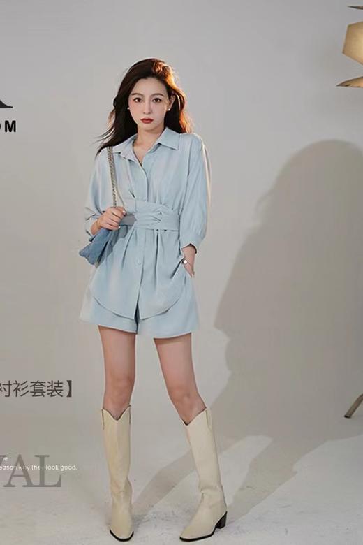 金蘑菇菇【听见你的声音】衬衫套装～夏日通勤日常很可！ 商品图5