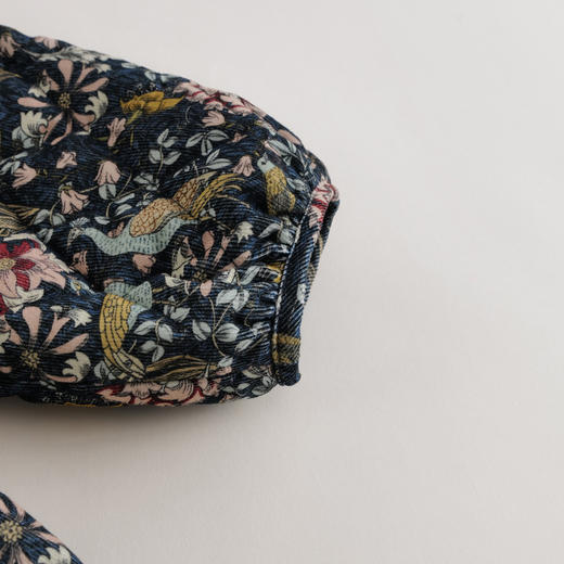 【马克珍妮 中国风】秋冬新款 纯棉灯芯绒加厚连衣裙221296 商品图3