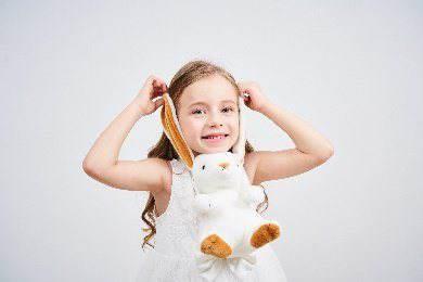 nuzzle Q版兔子大号（白色）697165714-764 商品图0