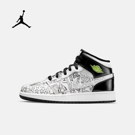 Air Jordan 1 Mid SE (GS) 大童运动童鞋 DC4099 商品图0
