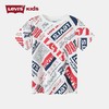 LEVIS 李维斯  夏 大童小童 短袖T恤 满印LOGO LVB-TE-D194 商品缩略图4