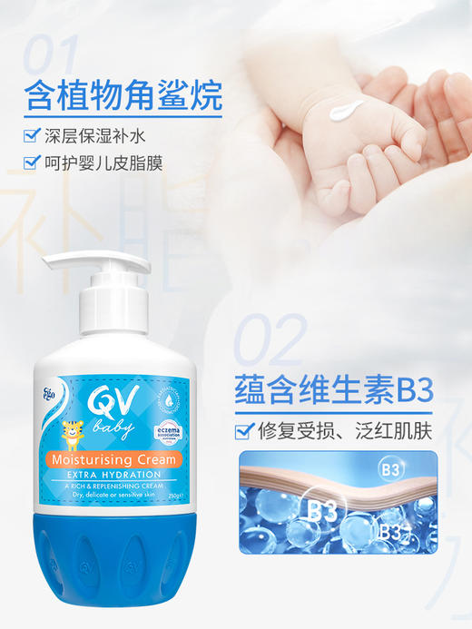 Ego意高QV婴儿润肤乳小老虎面霜补水保湿宝宝润肤霜身体乳澳洲250g 商品图2