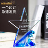 高档琉璃水晶奖杯定制五角星创意荣誉颁奖公司纪念品刻字牌定做 商品缩略图0