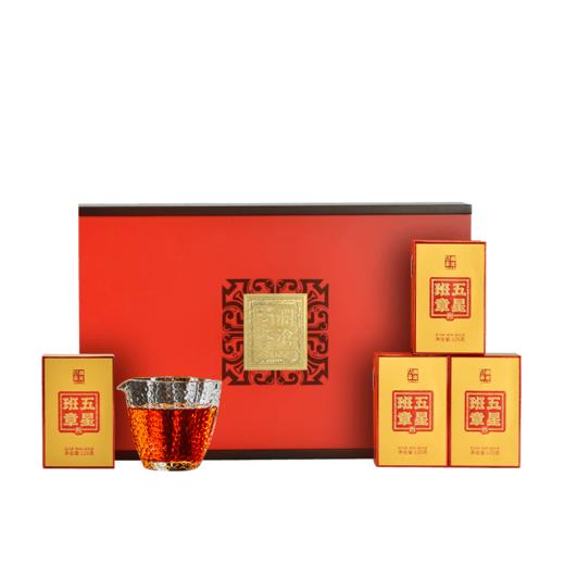 澜沧古茶2022年五星班章普洱茶熟茶金砖整盒125g*4/盒 商品图4