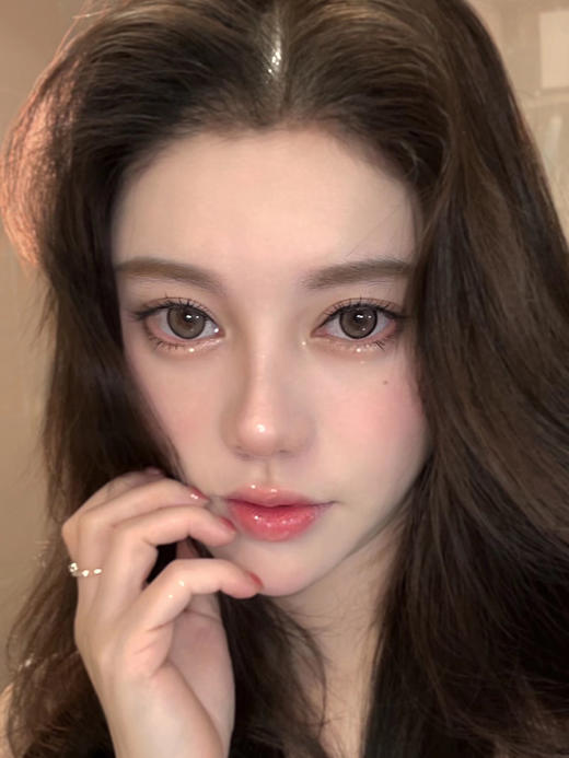 【中直径】Kira Secret-黑茶色14.2mm【年抛0-1000度 含525/575】 商品图3