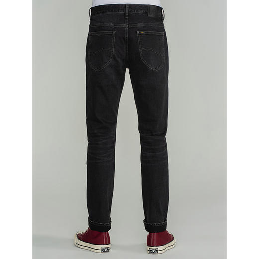 Lee商场同款22秋冬新品705标准中腰男款黑牛仔裤LMB1007053YS-109 商品图1