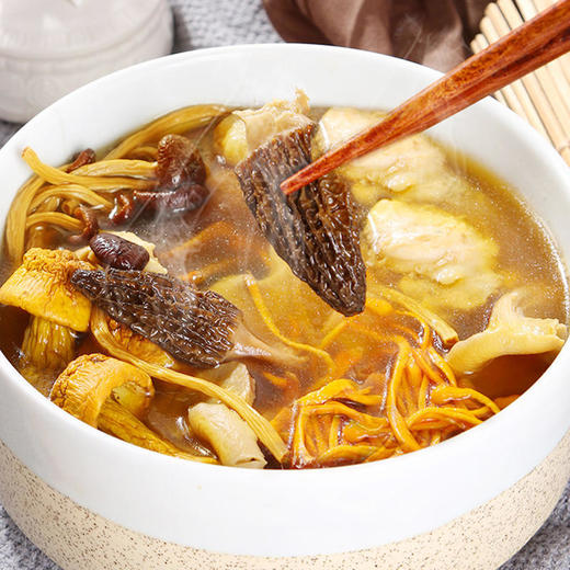 【品质升级】云南野生菌汤包80克/袋 内含足足4朵羊肚菌 易鲜得商城定制 商品图3