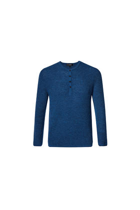 callisto蓝色全羊毛毛衣 SNKNW020BL