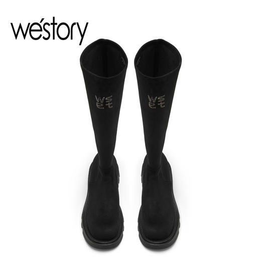 westory22秋冬新款女靴时尚高靴82052—82051 商品图3