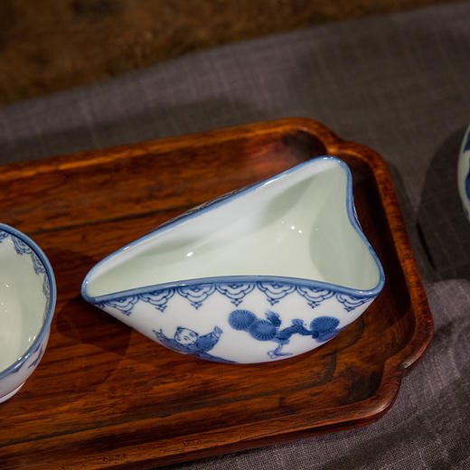 青花婴戏图茶具成套 商品图2