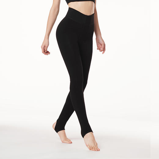 都市丽人基础系列强暖负15至负5度厚踩脚裤锦纶厚一体裤打底裤LG24A6 商品图1