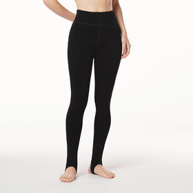 都市丽人基础系列超级暖负15度以下厚踩脚裤粘纤加厚一体裤打底裤LG24A7