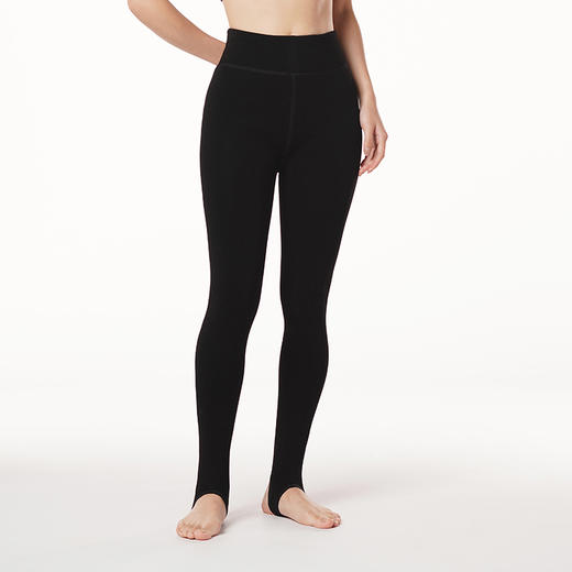 都市丽人基础系列超级暖负15度以下厚踩脚裤粘纤加厚一体裤打底裤LG24A7 商品图0