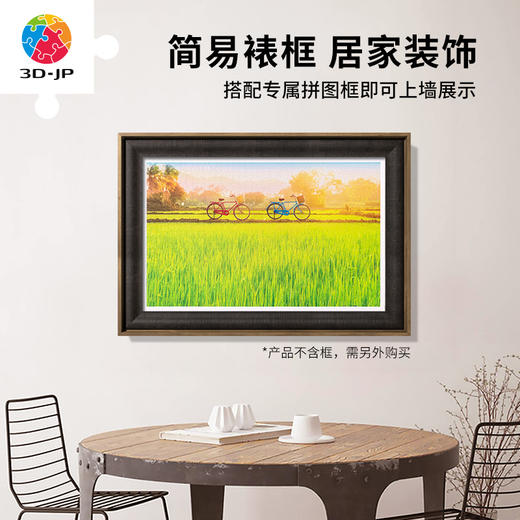 【折扣商品 不退不换】1000片平面拼图 塑料拼图H2648 单车漫游系列-田间小路篇 商品图3