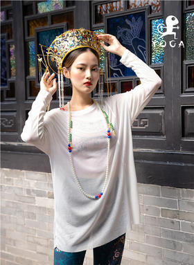 壁虎瑜伽【2209SY201】单侧开叉长袖罩衫（无胸垫）【5天发货】