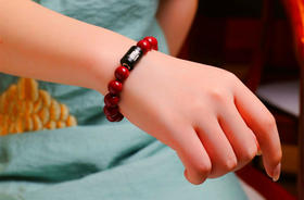 本命朱砂三合手链，为流年保驾护航！