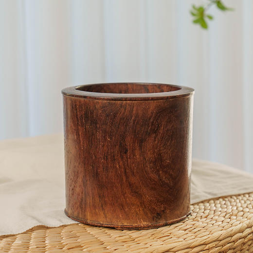 清早期 黄花梨笔筒 商品图4