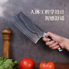 拓 颂系列菜刀日本进口大马士革钢厨刀中式切菜切肉刀花纹钢 商品缩略图3