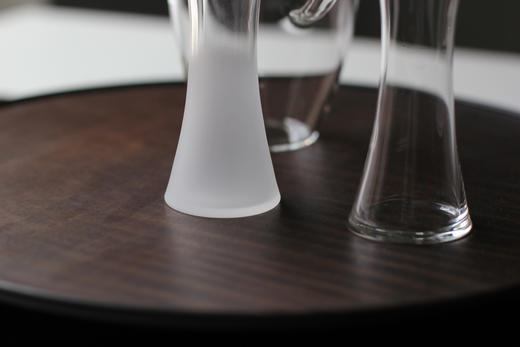 茶家吉橙 玻璃中国樽磨砂透明玻璃器慕宋水注茶器茶杯酒具现小蛮腰杯 商品图5