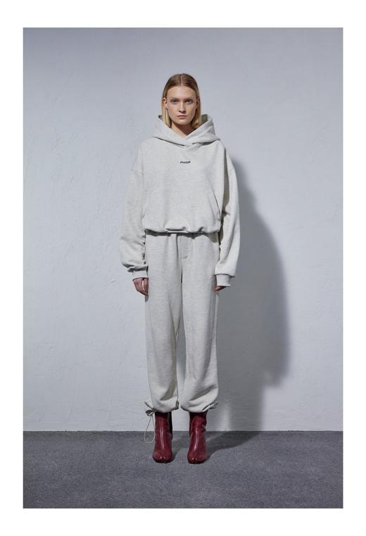 短款宽松连帽卫衣 商品图0