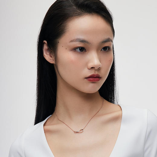 KADER无限星芒项链女925纯银轻奢小众锁骨毛衣链2022年新款送女友 商品图1