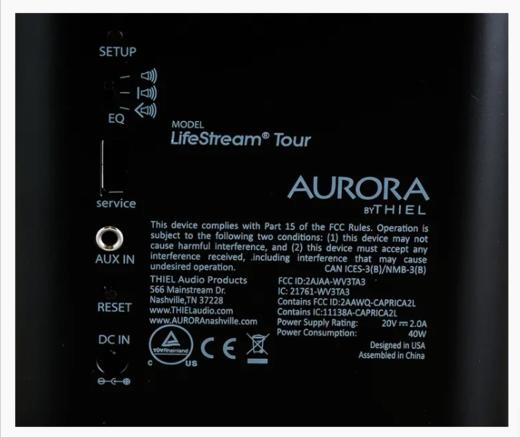 THIEL LifeStream Tour    “超奥”家用、户外重低音便携式 蓝牙HiFi音箱【绝对正品】
 商品图7