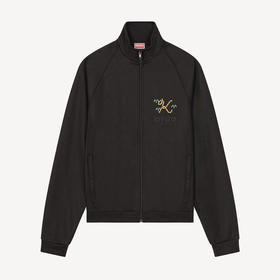 KENZO 高田贤三 男士棉质Tiger Tail K刺绣徽标运动夹克外套 黑色 FC65 BL790 4IP 99J