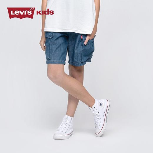 LEVIS 李维斯  夏 大童小童 短裤 肥腿多兜短裤 LVB-EH-D281 商品图7