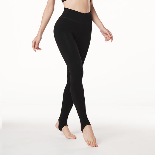 都市丽人基础系列超级暖负15度以下厚踩脚裤粘纤加厚一体裤打底裤LG24A7 商品图1