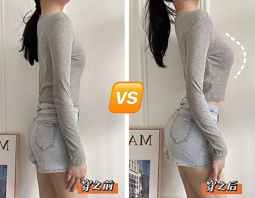 【限时折扣】CalniKean果冻软支撑漫画胸外扩内衣 黑色 商品图4