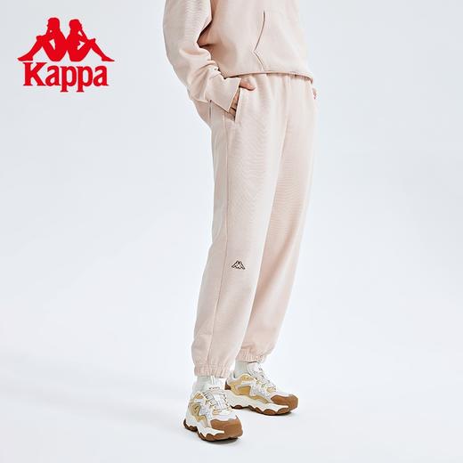  Kappa卡帕运动裤女针织长裤黑色休闲裤收口卫裤K0C62AK04 商品图0
