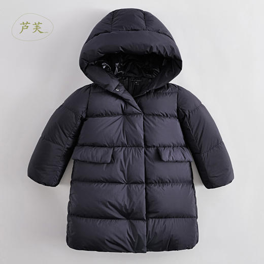 【石墨烯蓄热】马克珍妮芦芙冬装 女童中长款加厚羽绒服221071 商品图2