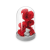 ROSEONLY诺誓  永生玫瑰 水晶之恋  幸福龙 幸福兔 幸福熊 玫瑰花玻璃钟罩礼盒 送女友爱人礼物 商品缩略图6