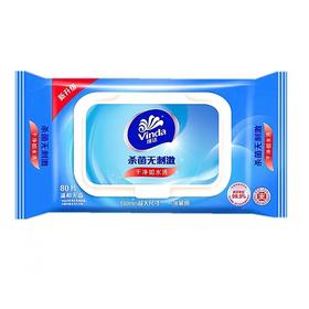 维达杀菌无刺激湿巾80片
