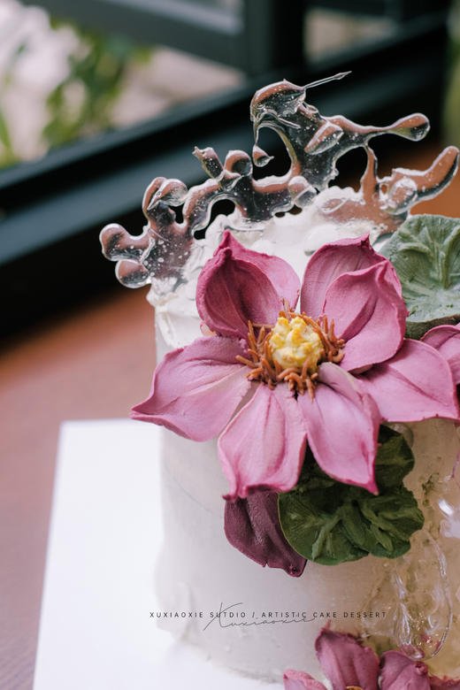 「反方向的荷」入秋即凋零的荷又在蛋糕上绽放！ 商品图1