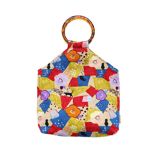 HUJI祤集Amber手提包插画小黑猫 商品图3