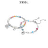 ZEGL浪姐美依礼芽同款气球狗彩色串珠手链女小众碎银子多巴胺饰品 商品缩略图0