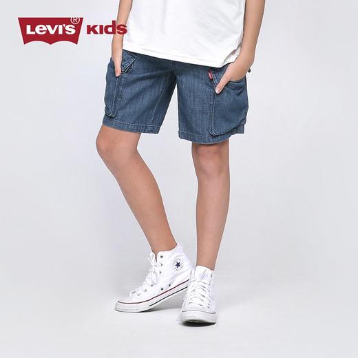 LEVIS 李维斯  夏 大童小童 短裤 肥腿多兜短裤 LVB-EH-D281 商品图8