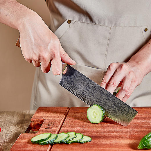 拓 灵珑7寸菜切家用日式厨刀 锋利小菜刀不锈钢切片刀切肉刀 商品图2