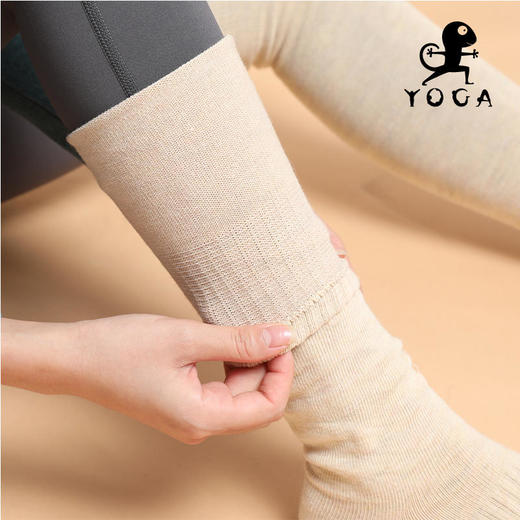 壁虎瑜伽【2110WZ115】显瘦过膝长筒五指瑜伽袜 商品图2