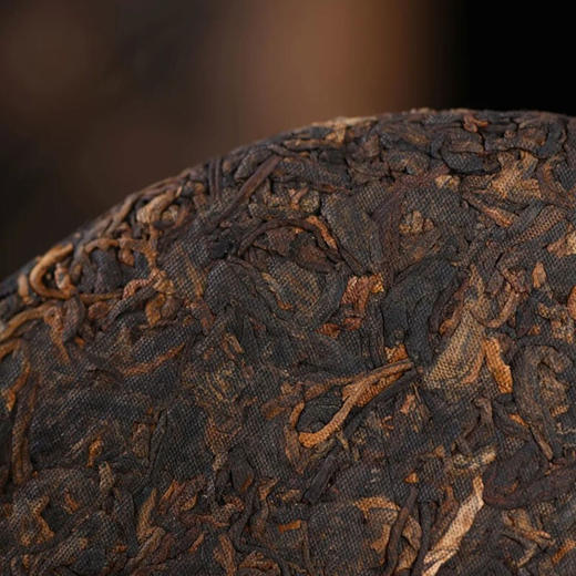 中粮-中茶2021年中茶金中茶普洱熟茶九年陈紧压茶357克/饼 商品图1