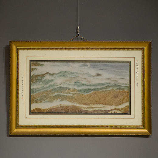 清 天然云石画 商品图0