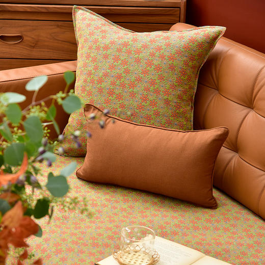 粉绿雏菊系列沙发巾防滑四季通用沙发垫 商品图1