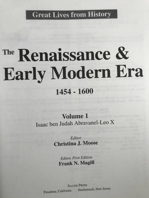 文艺复兴与现代早期名人列传：1454-1600（全2卷） 数百幅插图 精装16开 商品图2
