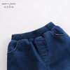 马克珍妮秋冬新款 女童小兔子仿针织牛仔裤 儿童棉裤221687 商品缩略图3