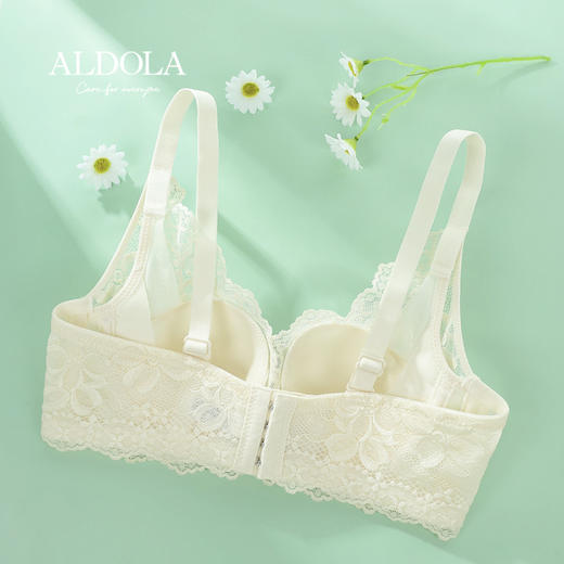 雅黛丽大胸显小内衣夏季薄款文胸全罩杯大码蕾丝美背显胸小女胸罩 商品图4