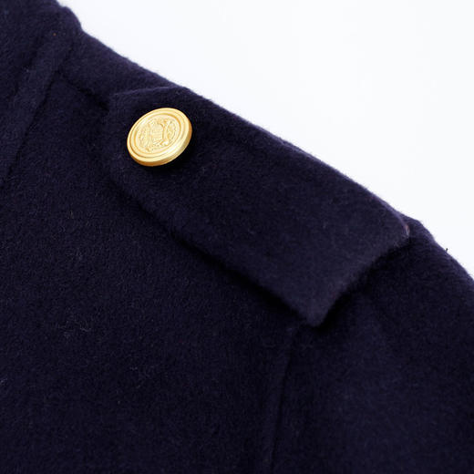 MH9C8斯尔丽瑟俪2022年冬上新商场同款时尚西装领撞色搭畔气质短款大衣 商品图4