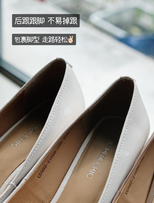 宝藏小方头高跟鞋｜【skp奢JI品牌代工厂定制】 5.5cm粗跟眞皮高跟鞋  如履平底鞋走感！chao软头层胎牛漆皮 柔软羊皮里通勤/约会/穿搭必备 行走不累脚 久穿如新好打理 优雅时髦女神B备！ 商品图6