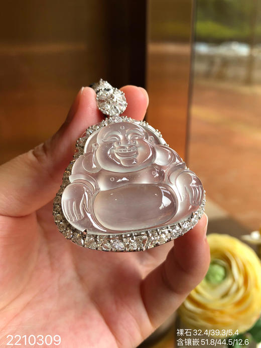 玻璃佛公吊坠【2210309】具体价格微信咨询 商品图1