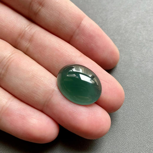 高冰种蓝水大蛋面鸽子蛋 商品图6